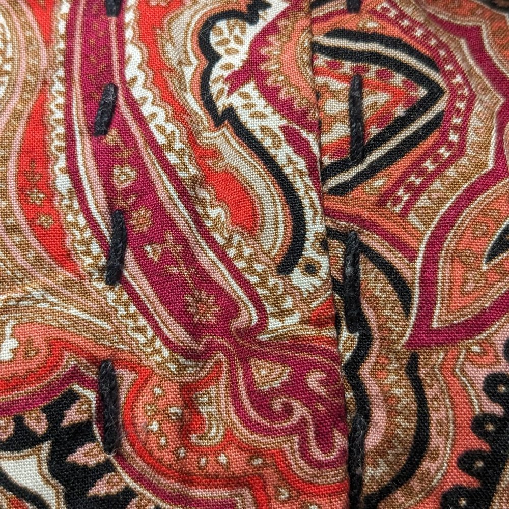 Handstiched Reversible Patterned Jacket - image 4